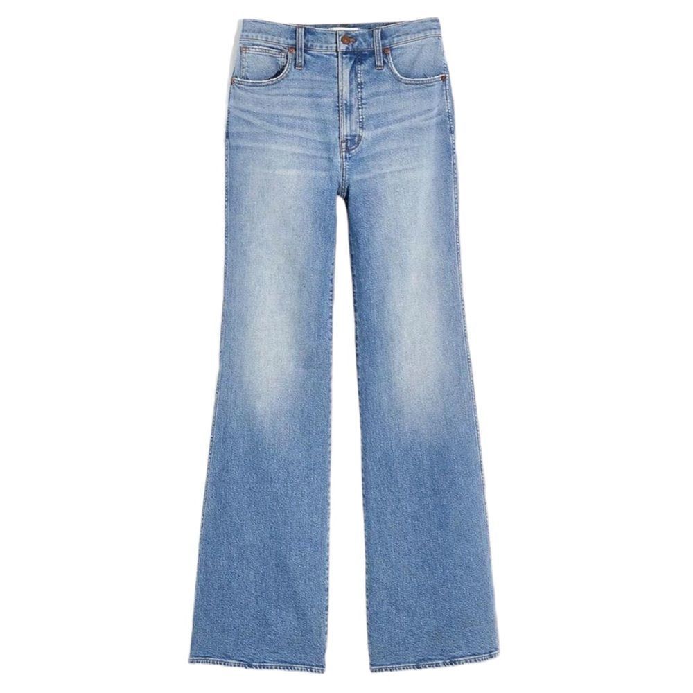 NWT Madewell 11” High-Rise Flare Womens Jeans Caine Light Wash 32” Waist - 12/14